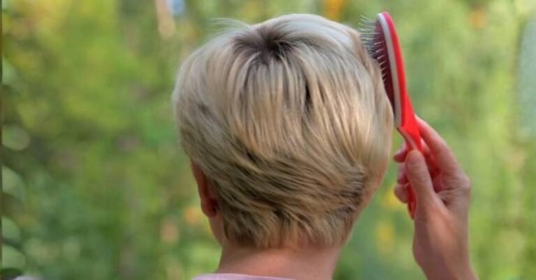 low maintenance choppy pixie cut over 50