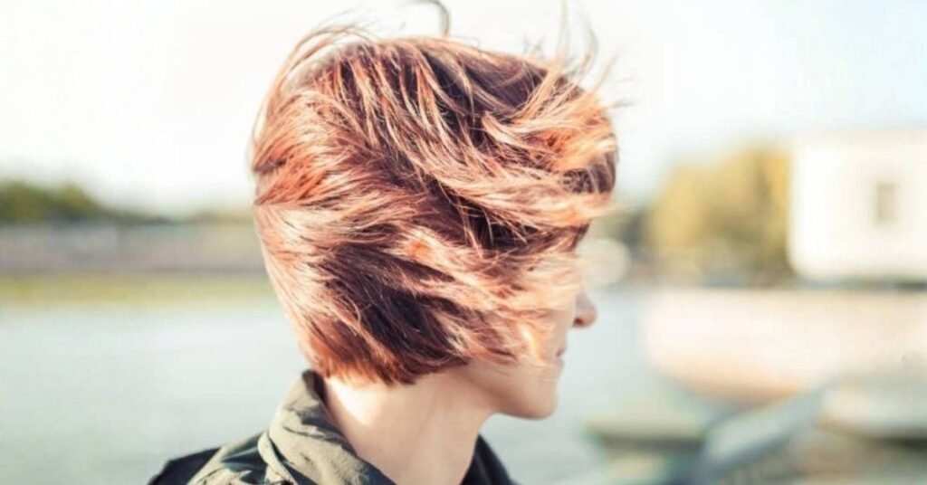 shaggy choppy pixie cut
