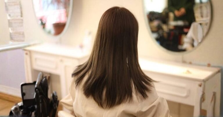 wolf cut with bangs