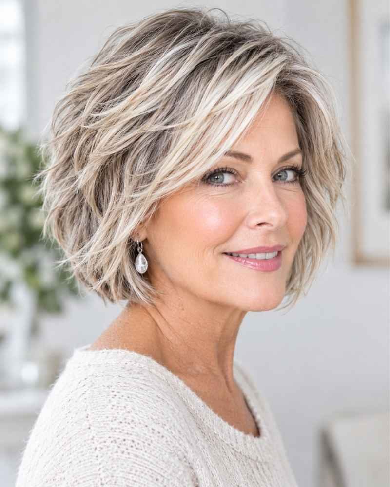 Layered Bob Hairstyles for Over 60: 7 Stunning Secrets 5 Layered Bob Hairstyles for Over 60