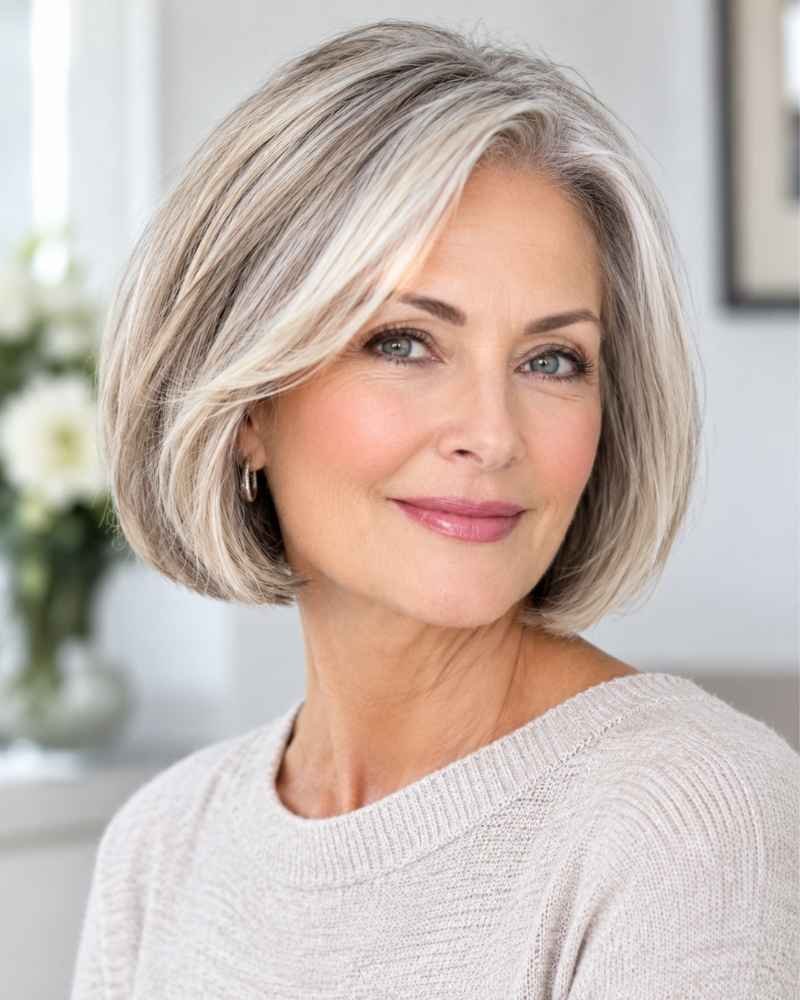 Layered Bob Hairstyles for Over 60: 7 Stunning Secrets 3 Layered Bob Hairstyles for Over 60