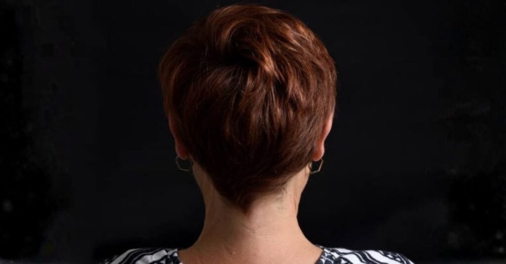 Low Maintenance Choppy Pixie Cut Over 50