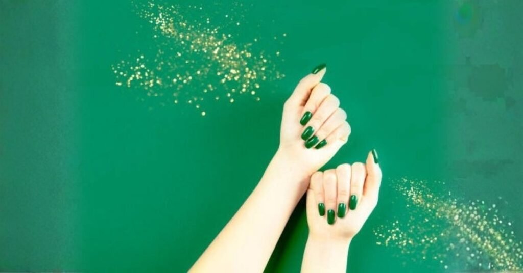 Emerald Green Nails