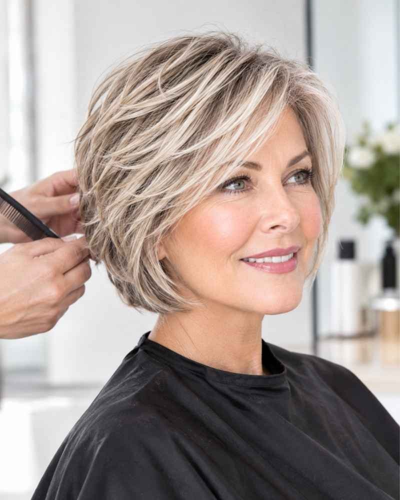 Layered Bob Hairstyles for Over 60: 7 Stunning Secrets 10 Layered Bob Hairstyles for Over 60