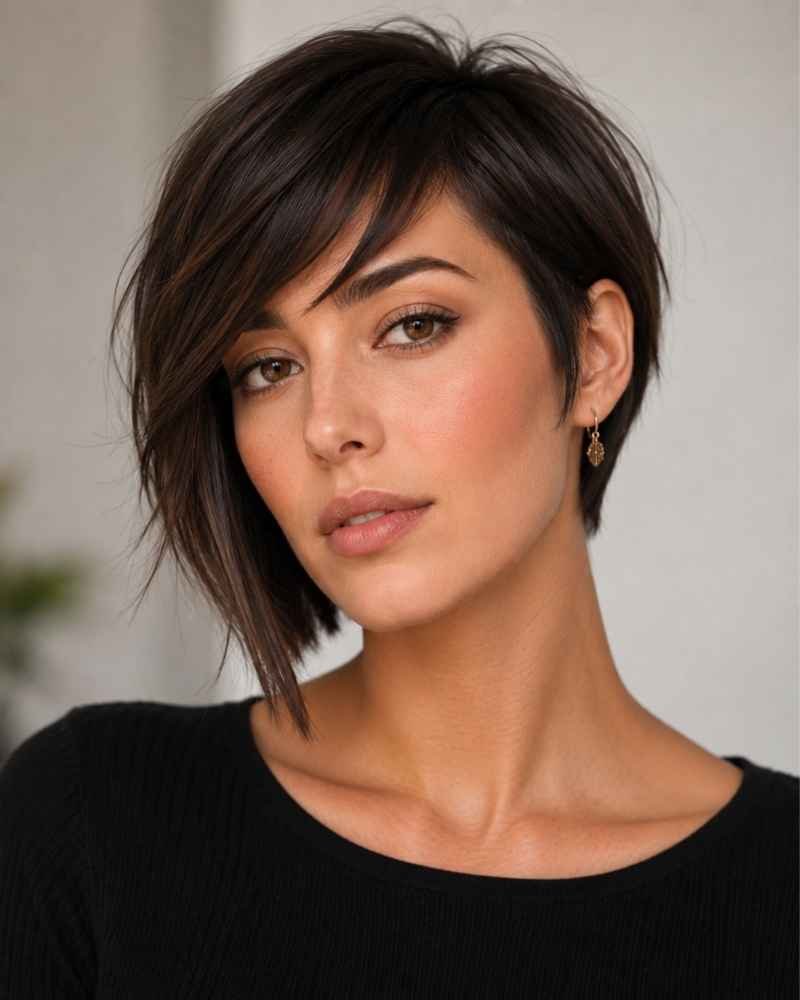 Short Hair Short Fringe: 8 Ways To Style Modern Bangs 6 Short Hair Short Fringe