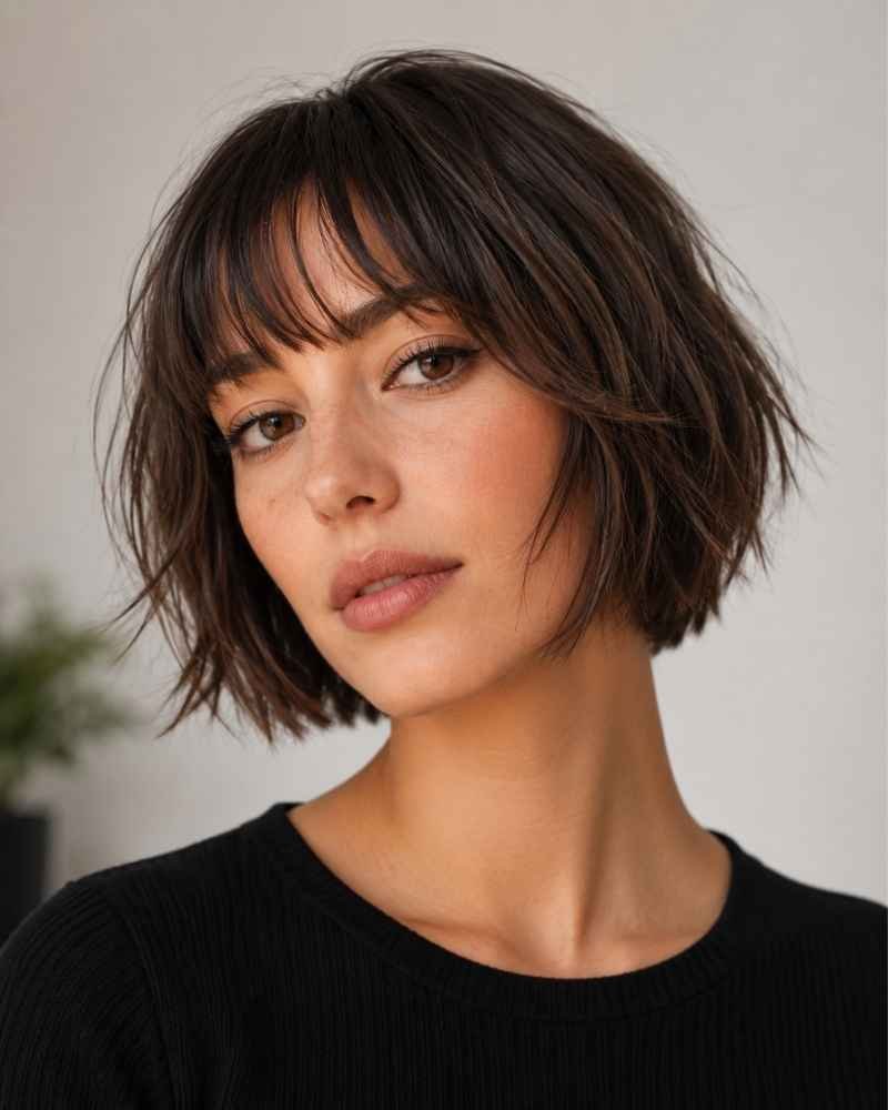 Short Hair Short Fringe: 8 Ways To Style Modern Bangs 4 Short Hair Short Fringe