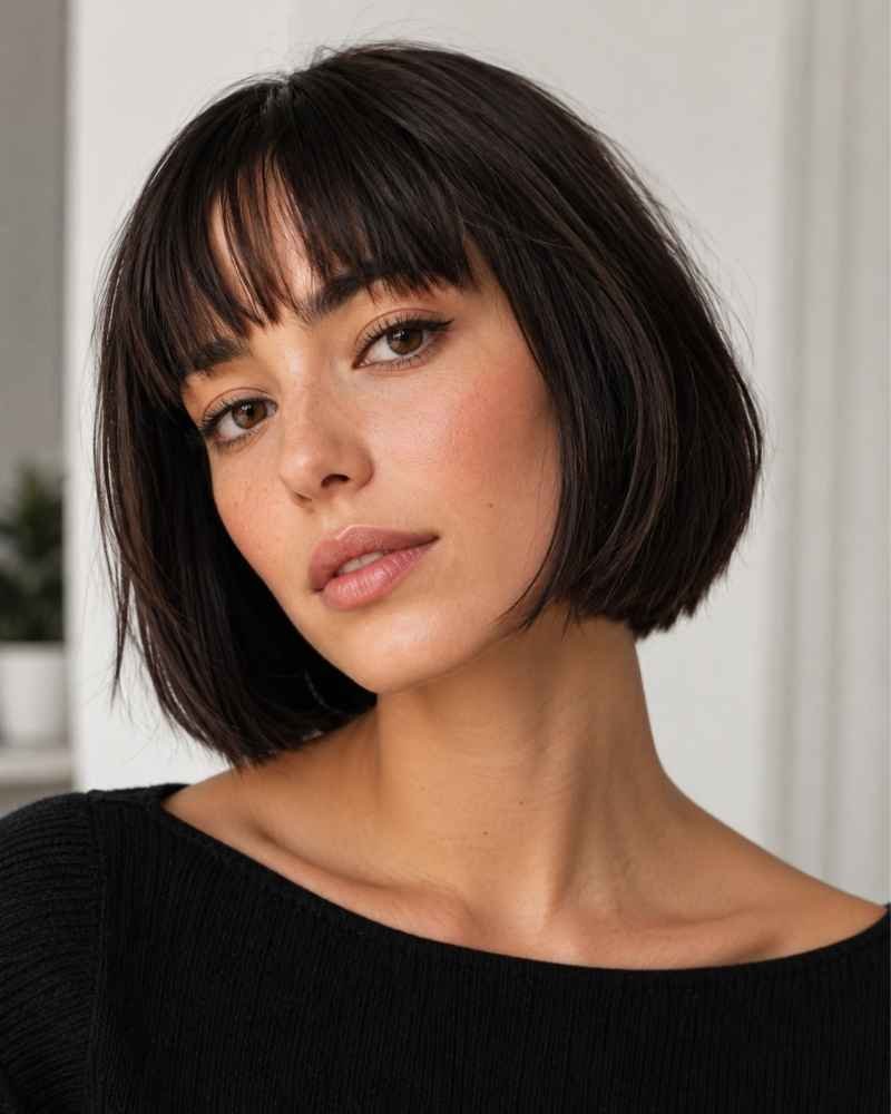 Short Hair Short Fringe: 8 Ways To Style Modern Bangs 2 Short Hair Short Fringe