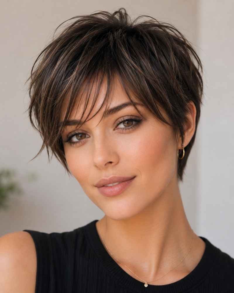 Short Hair Short Fringe: 8 Ways To Style Modern Bangs 11 Short Hair Short Fringe