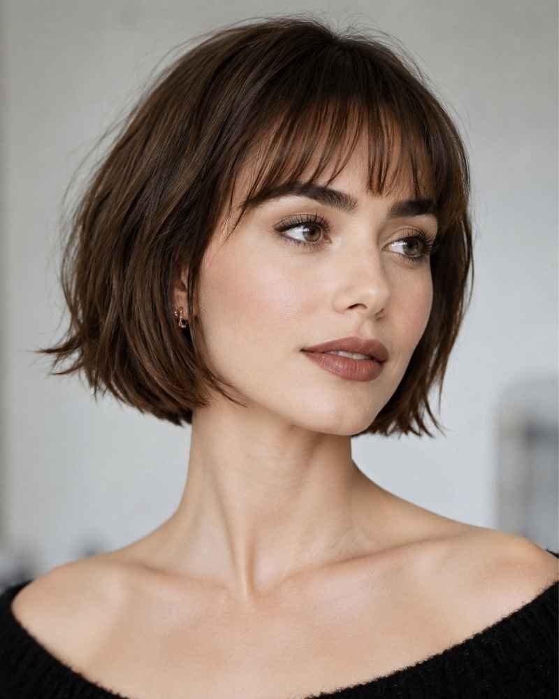 Short Hair Short Fringe: 8 Ways To Style Modern Bangs 15 Short Hair Short Fringe