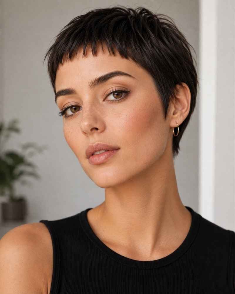 Short Hair Short Fringe: 8 Ways To Style Modern Bangs 7 Short Hair Short Fringe