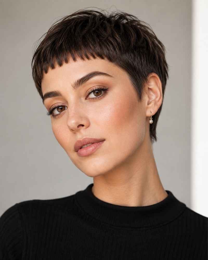 Short Hair Short Fringe: 8 Ways To Style Modern Bangs 3 Short Hair Short Fringe