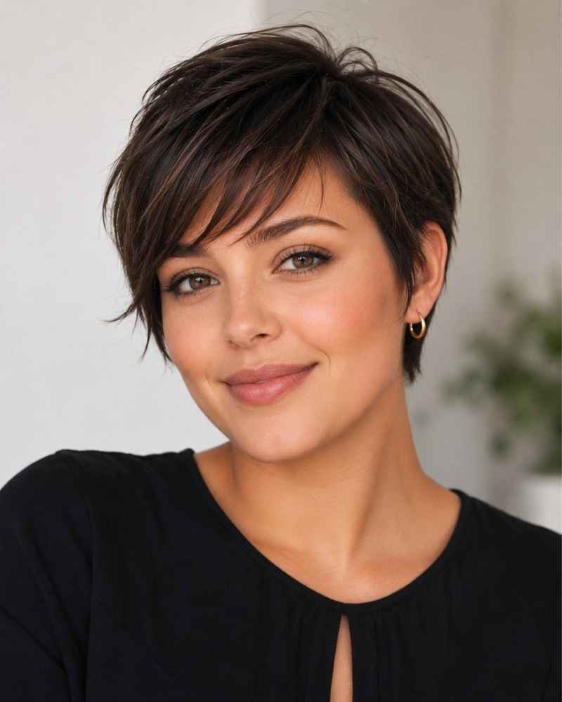 Short Hair Short Fringe: 8 Ways To Style Modern Bangs 9 Short Hair Short Fringe