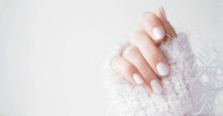 white nails