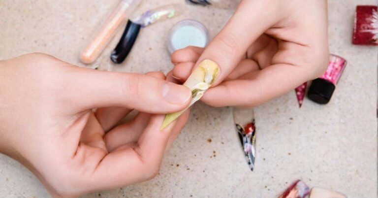 how to get acrylic nails off