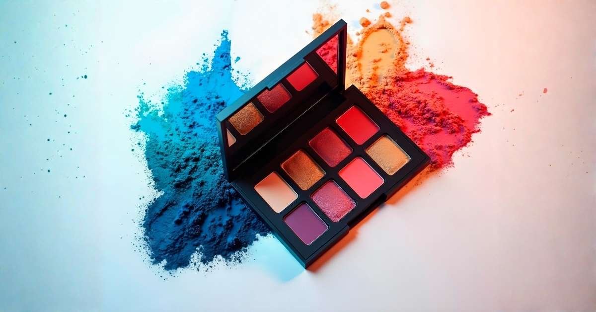blue color eye makeup