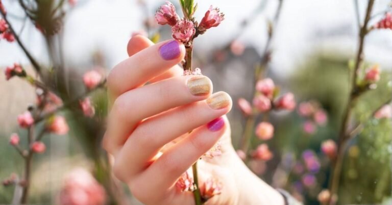 lavender nails