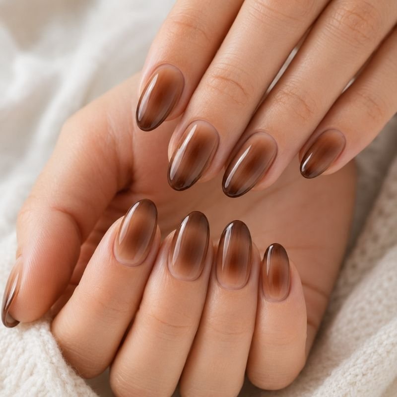 Brown Nails