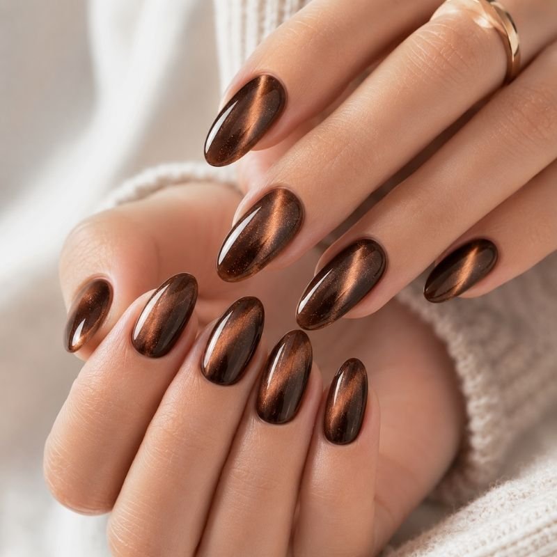 Brown Nails