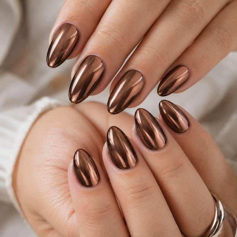 Brown Nails