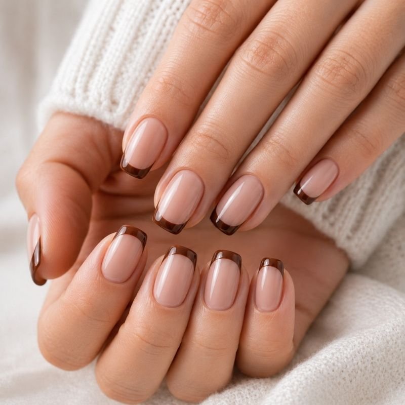 Brown Nails