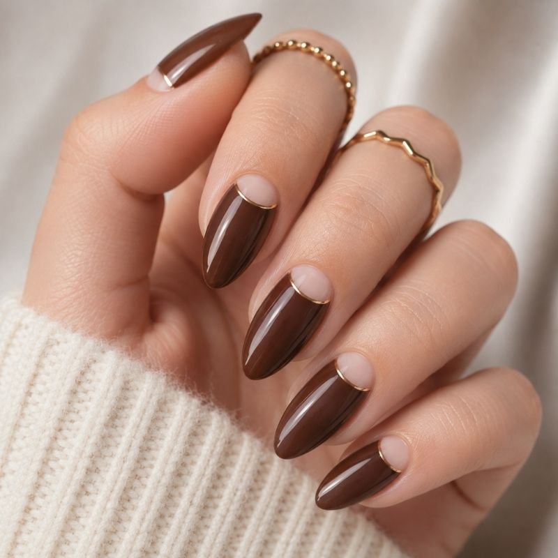 Brown Nails