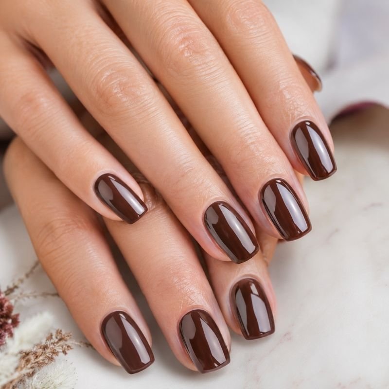 Brown Nails