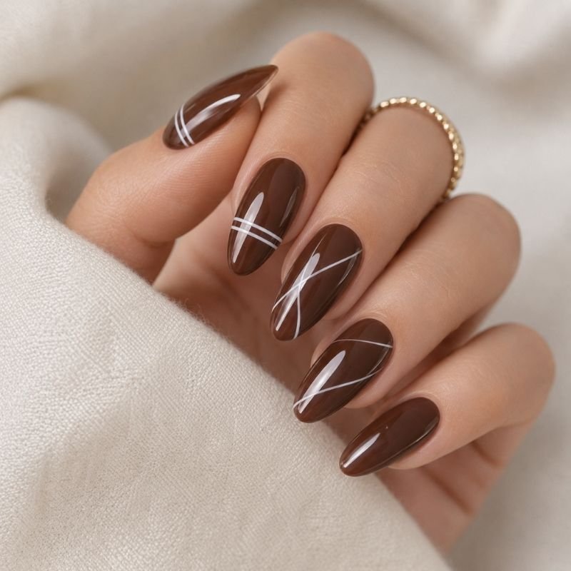 Brown Nails
