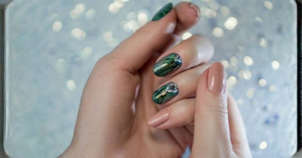 Emerald Green Nail Designs