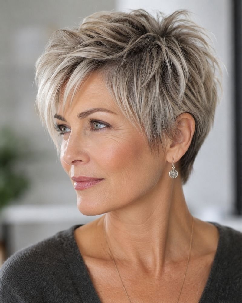 Pixie Cut Over 50