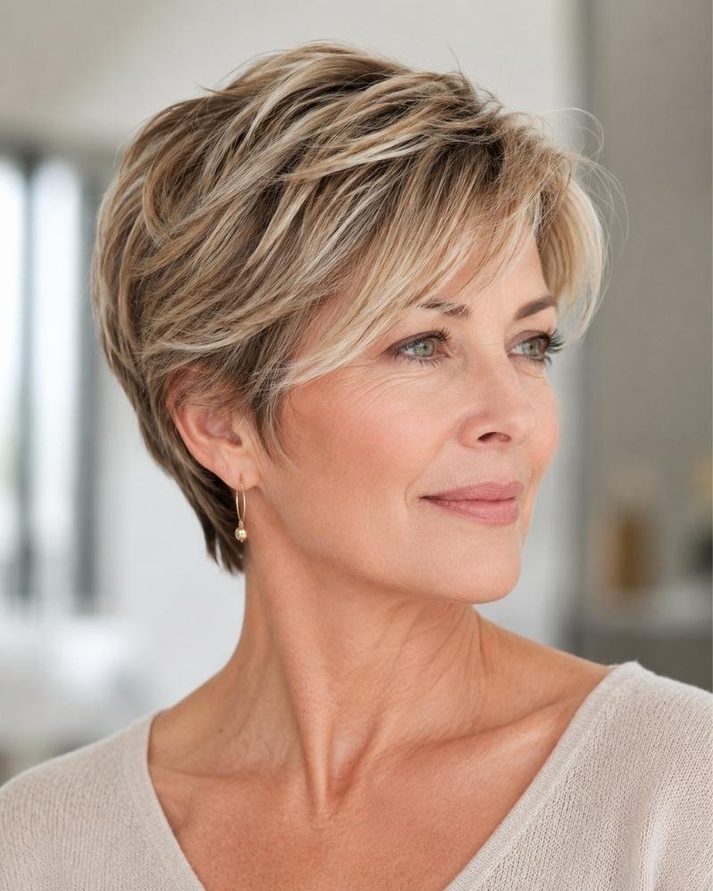 Pixie Haircuts Over 50: 12 Stunning Styles You Will Love 6 Pixie Haircuts Over 50