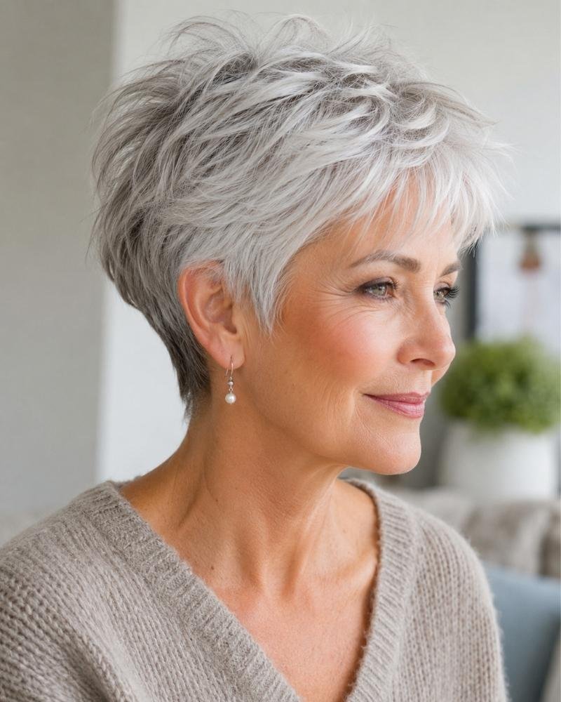 Pixie Haircuts Over 50: 12 Stunning Styles You Will Love 2 Pixie Haircuts Over 50