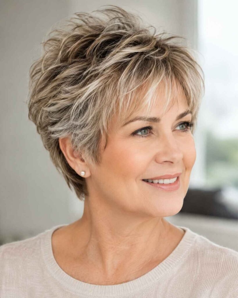 Pixie Cut Over 50