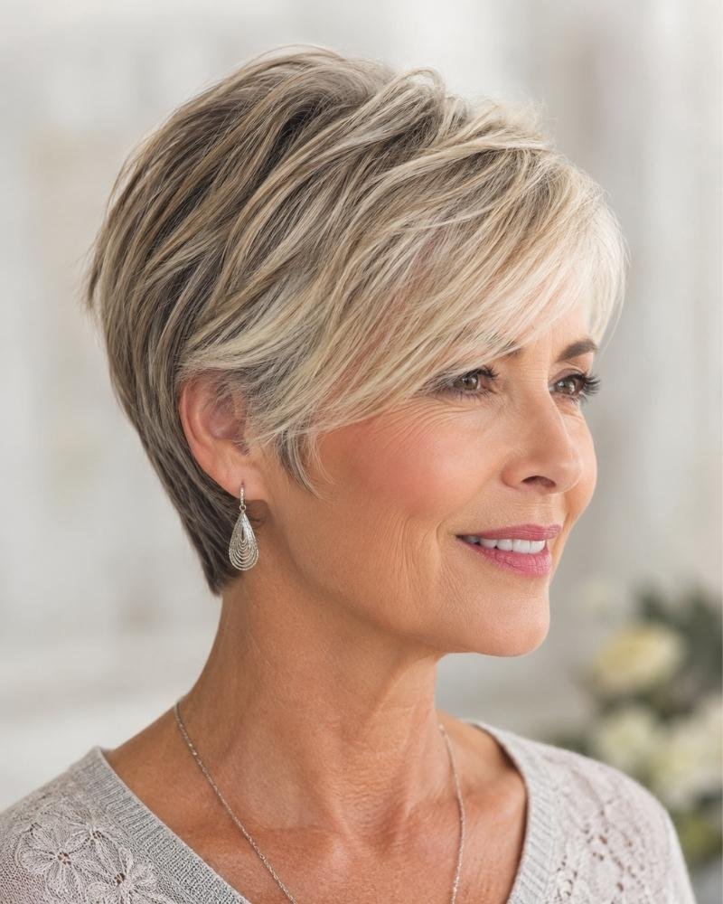 Pixie Cut Over 50