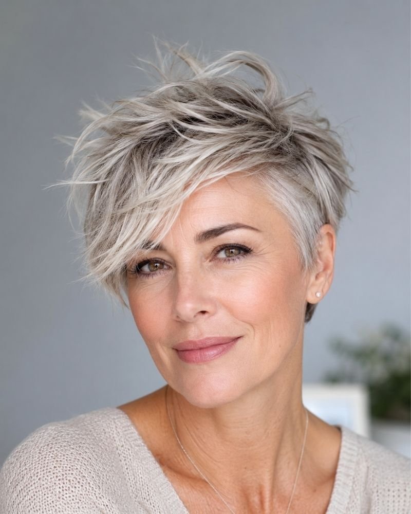 Pixie Haircuts Over 50: 12 Stunning Styles You Will Love 8 Pixie Haircuts Over 50