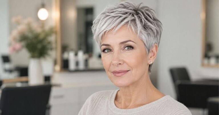 Pixie Cut Over 50