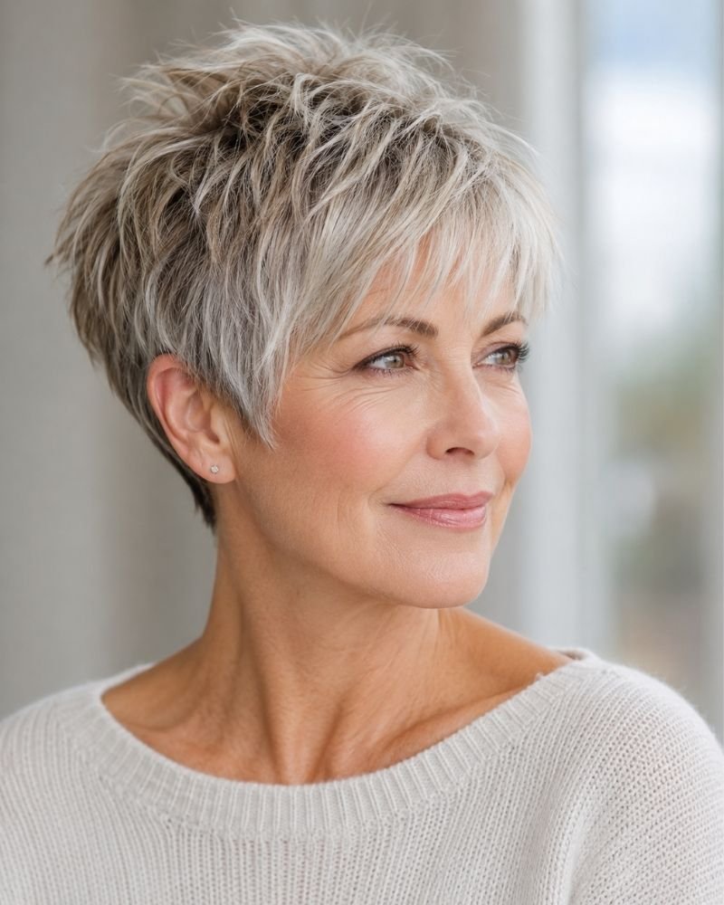 Pixie Haircuts Over 50: 12 Stunning Styles You Will Love 5 Pixie Haircuts Over 50