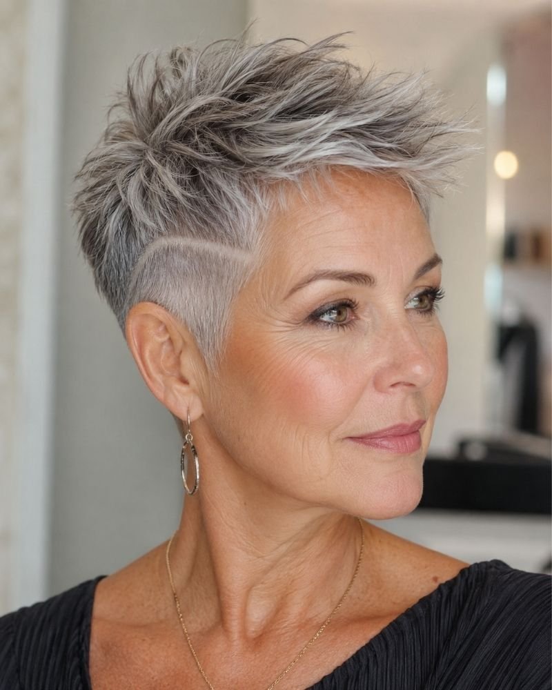 Pixie Cut Over 50
