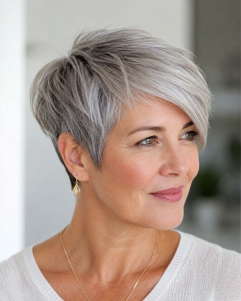 Pixie Haircuts Over 50: 12 Stunning Styles You Will Love 10 Pixie Haircuts Over 50