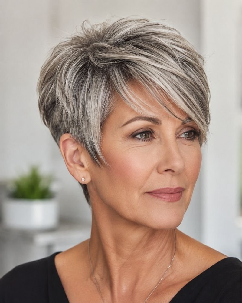 Pixie Haircuts Over 50: 12 Stunning Styles You Will Love 3 Pixie Haircuts Over 50