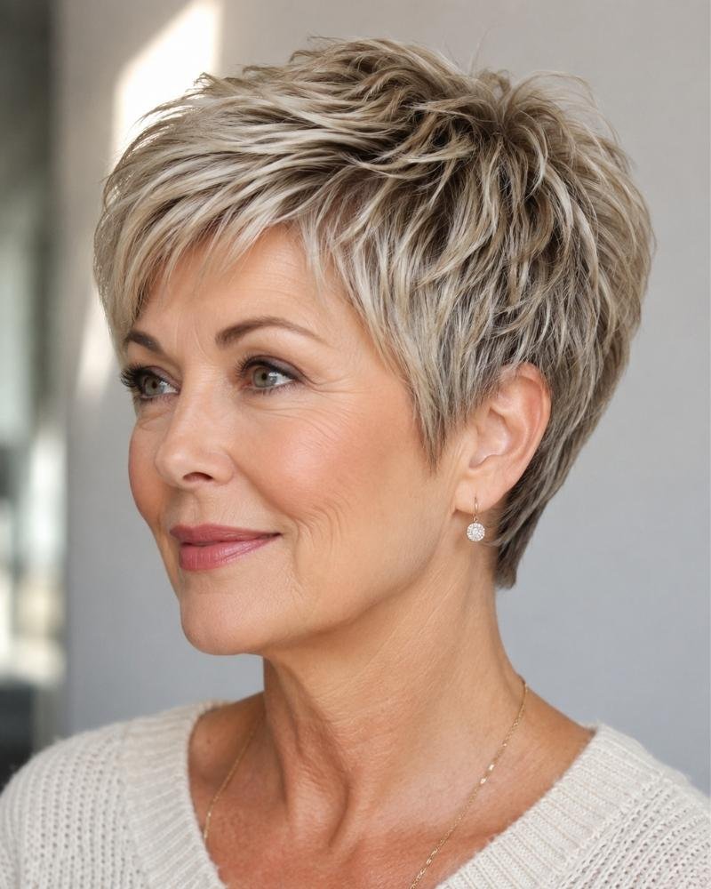 Pixie Cut Over 50
