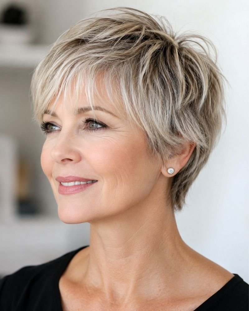 Pixie Cut Over 50
