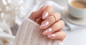 Glazed Donut Nails