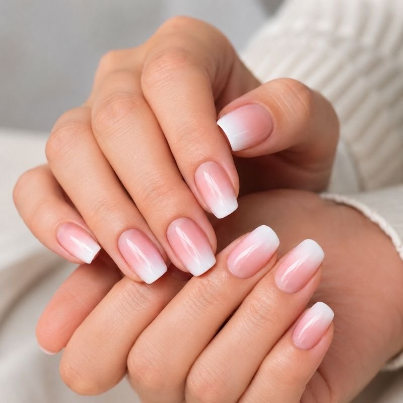 French Ombre Nails