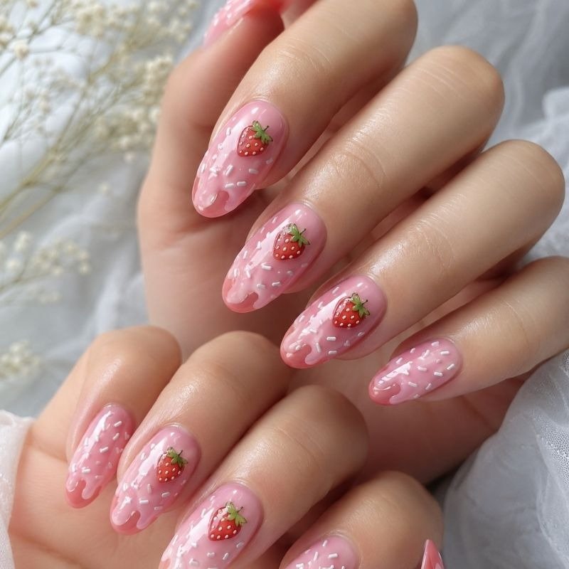 Glazed Donut Nails