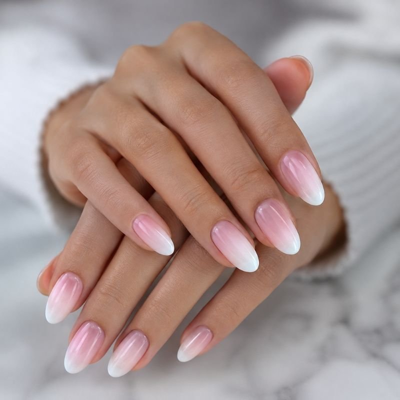 French Ombre Nails